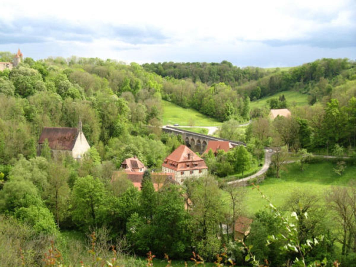 Herrnmuehle - Pension & Ferienwohnungen Rothenburg ob der Tauber Dış mekan fotoğraf