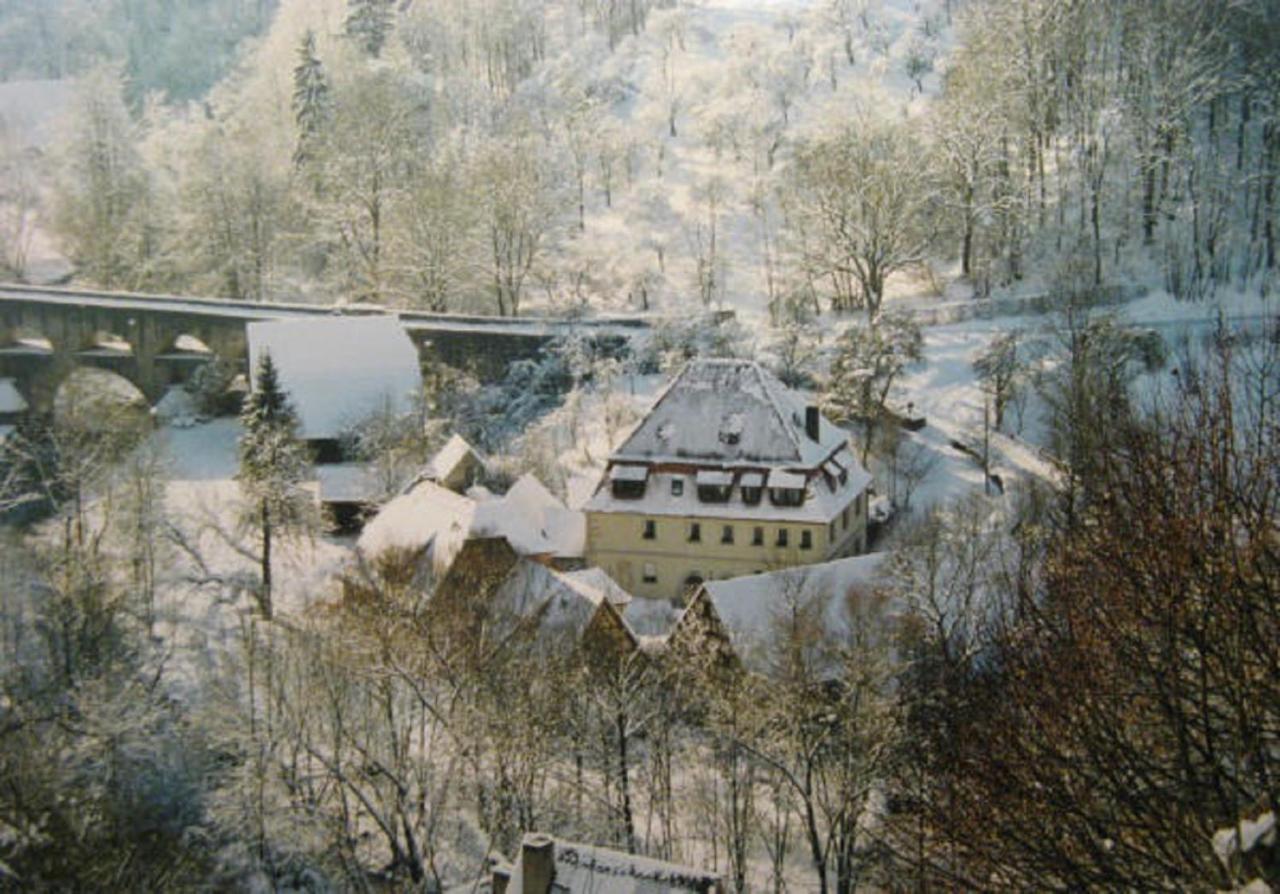 Herrnmuehle - Pension & Ferienwohnungen Rothenburg ob der Tauber Dış mekan fotoğraf